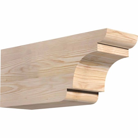 Ekena Millwork New Brighton Smooth Rafter Tail, Douglas Fir, 5 1/2"W x 8"H x 18"L RFT06X08X18NEB00SDF
